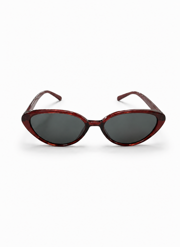 MINIMALIST SLIM OVAL FRAME SUNGLASSES