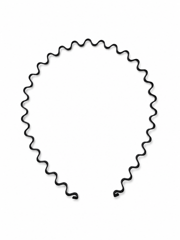 RETRO BLACK WAVE HAIR HEABAND