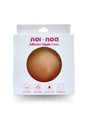 Adhesive nipple cover packaging with 'noi noa' branding on a white background