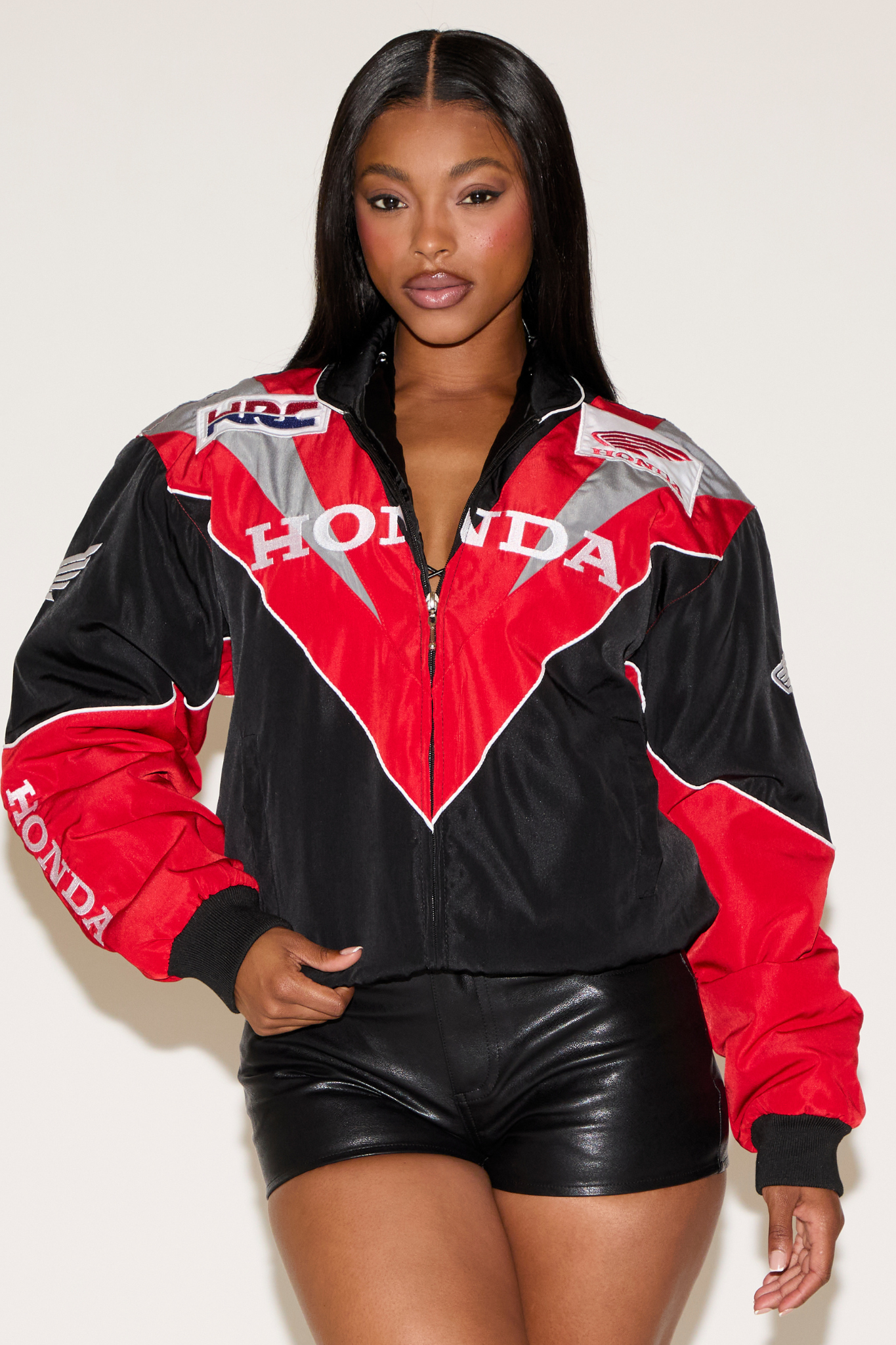 HONDA MULTI COLOR PUFFY RACING JACKET