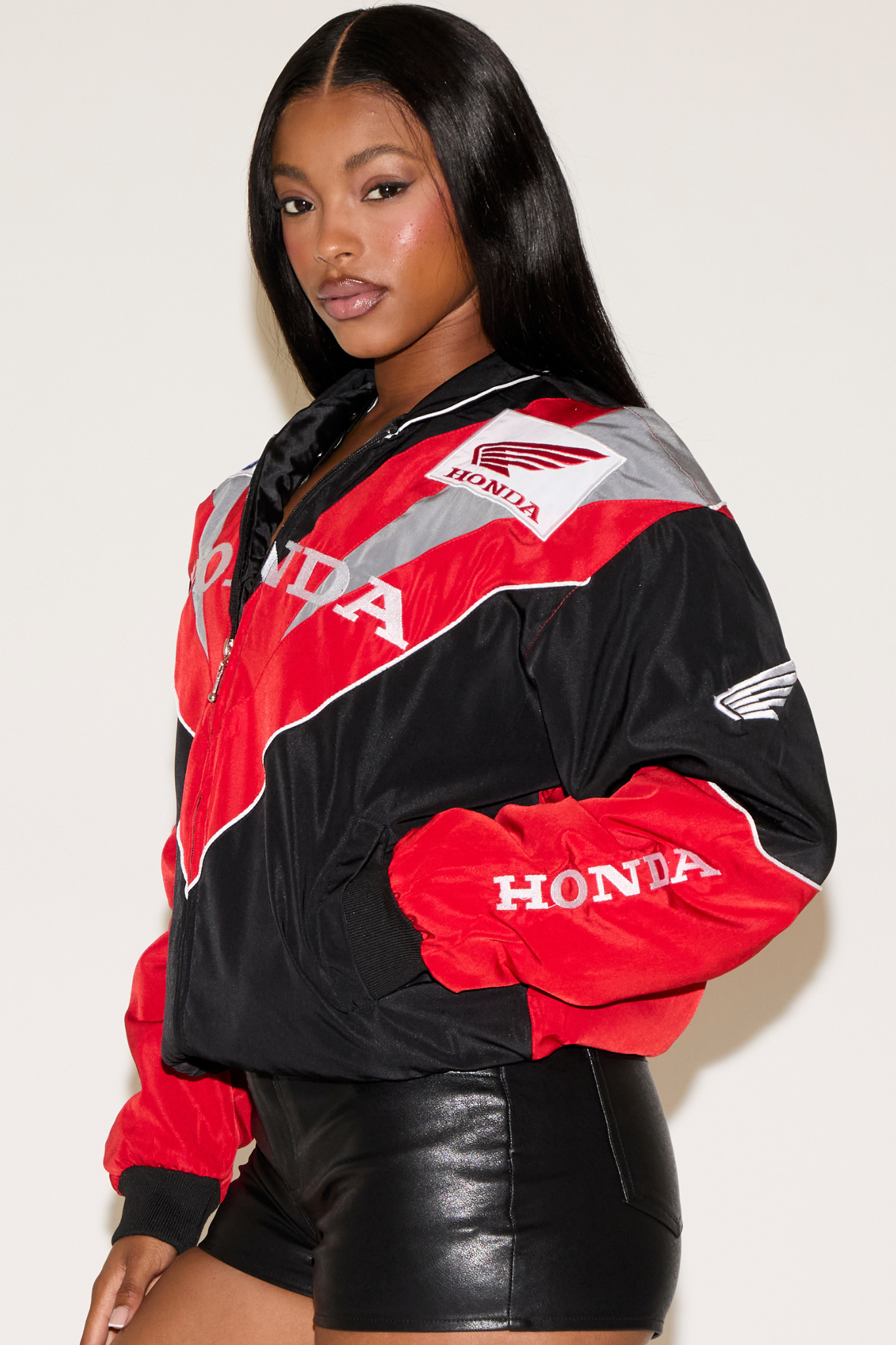 HONDA MULTI COLOR PUFFY RACING JACKET