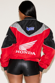 HONDA MULTI COLOR PUFFY RACING JACKET