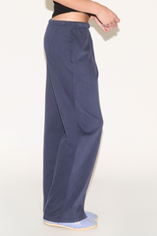 DRAWSTRING WAIST LOOSE FIT STRAIGHT LEG PANT