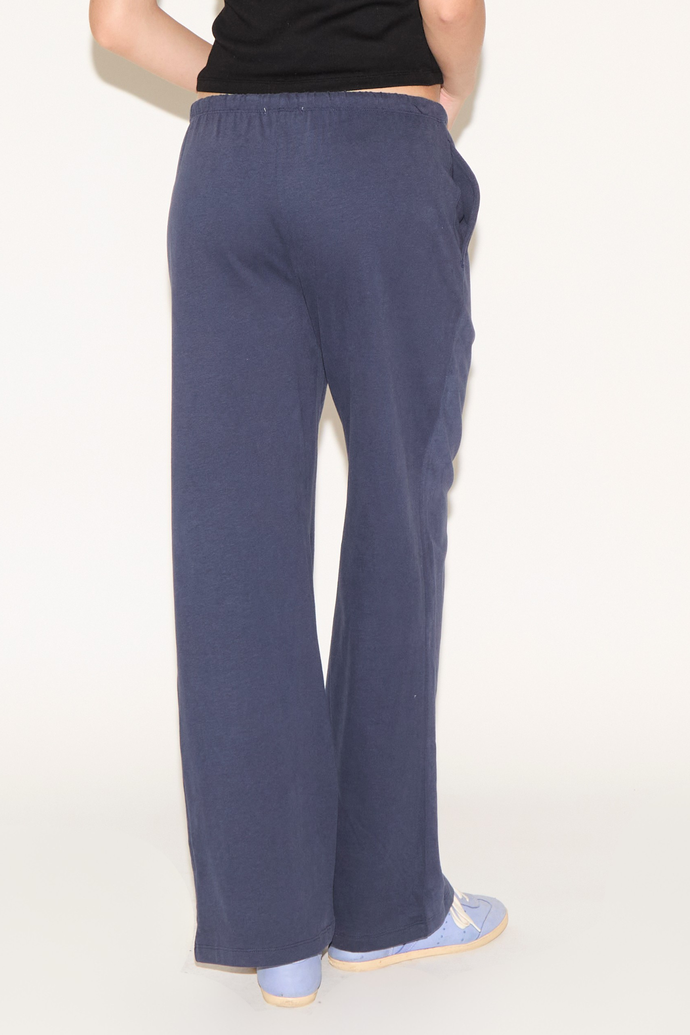 DRAWSTRING WAIST LOOSE FIT STRAIGHT LEG PANT
