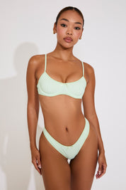 GINGHAM BOW DETAIL BIKINI SET