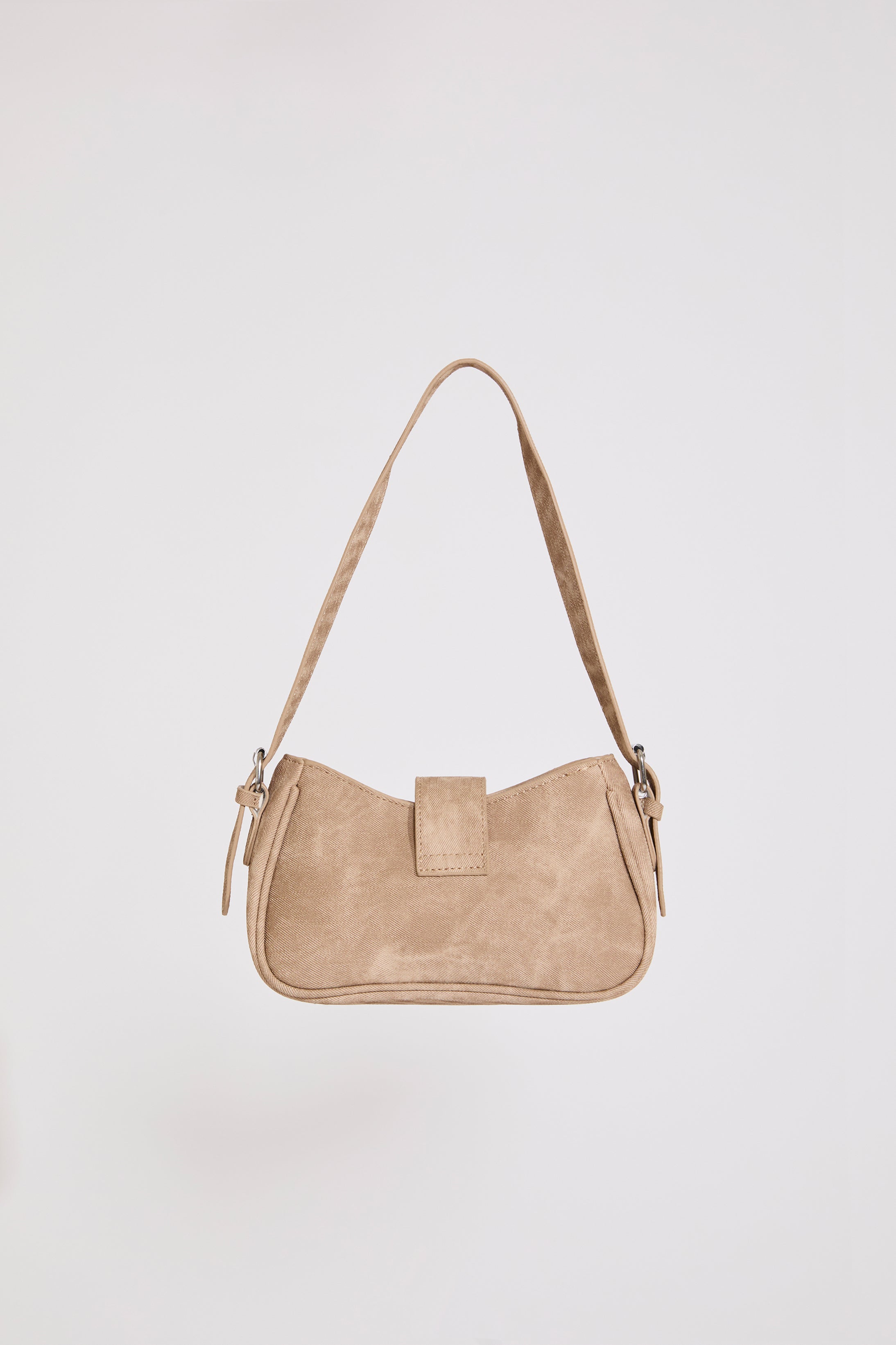 WORN LOOK VEGAN LEATHER BAG WITH ZIPS & BELT SPBA250521 (8)