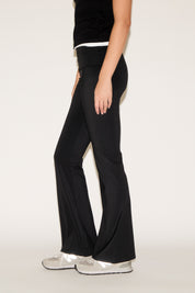 WAIST FOLDOVER FLARE WORKOUT LEGGINGS