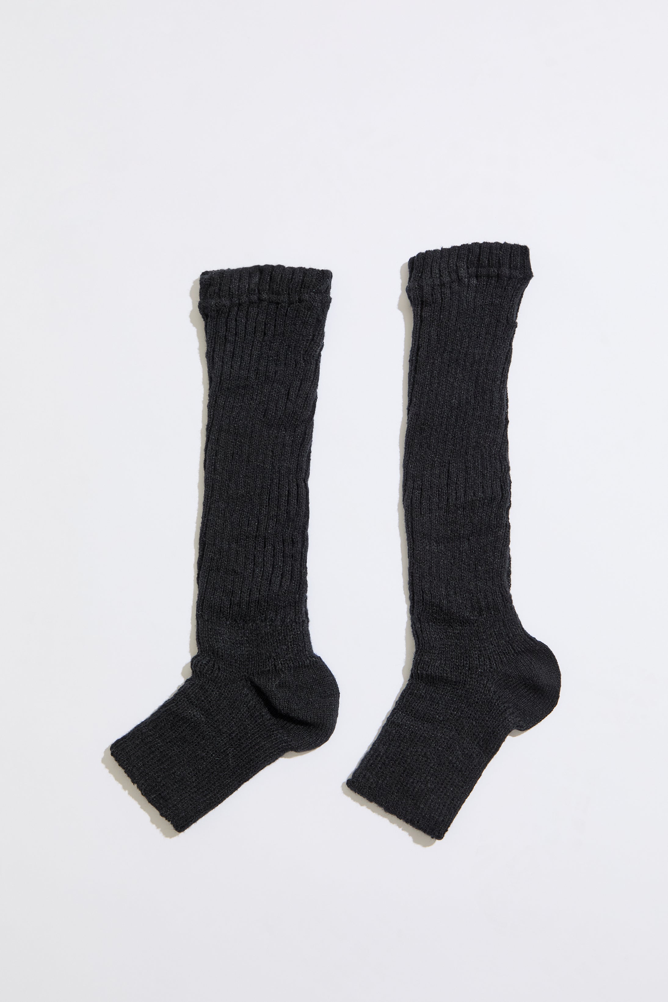 TOELESS RIB KNIT SLOUCHY TALL SOCK
