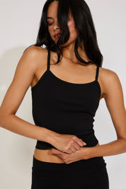 SIMPLE SLEEVELESS SLIM FIT CAMI TOP