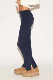 YOGA WAIST FLARE LEGGING WITH SLIT