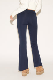 YOGA WAIST FLARE LEGGING WITH SLIT