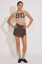 NUMBER 80 GRAPHIC SHORT SLEEVE BABY TEE