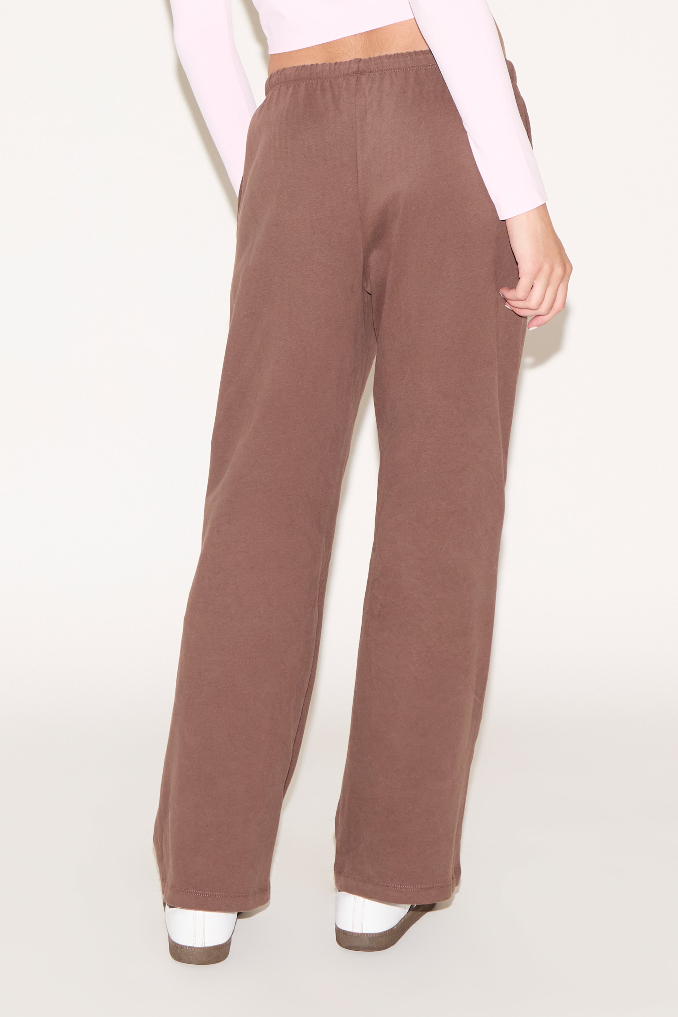 DRAWSTRING WAIST LOOSE FIT STRAIGHT LEG PANT