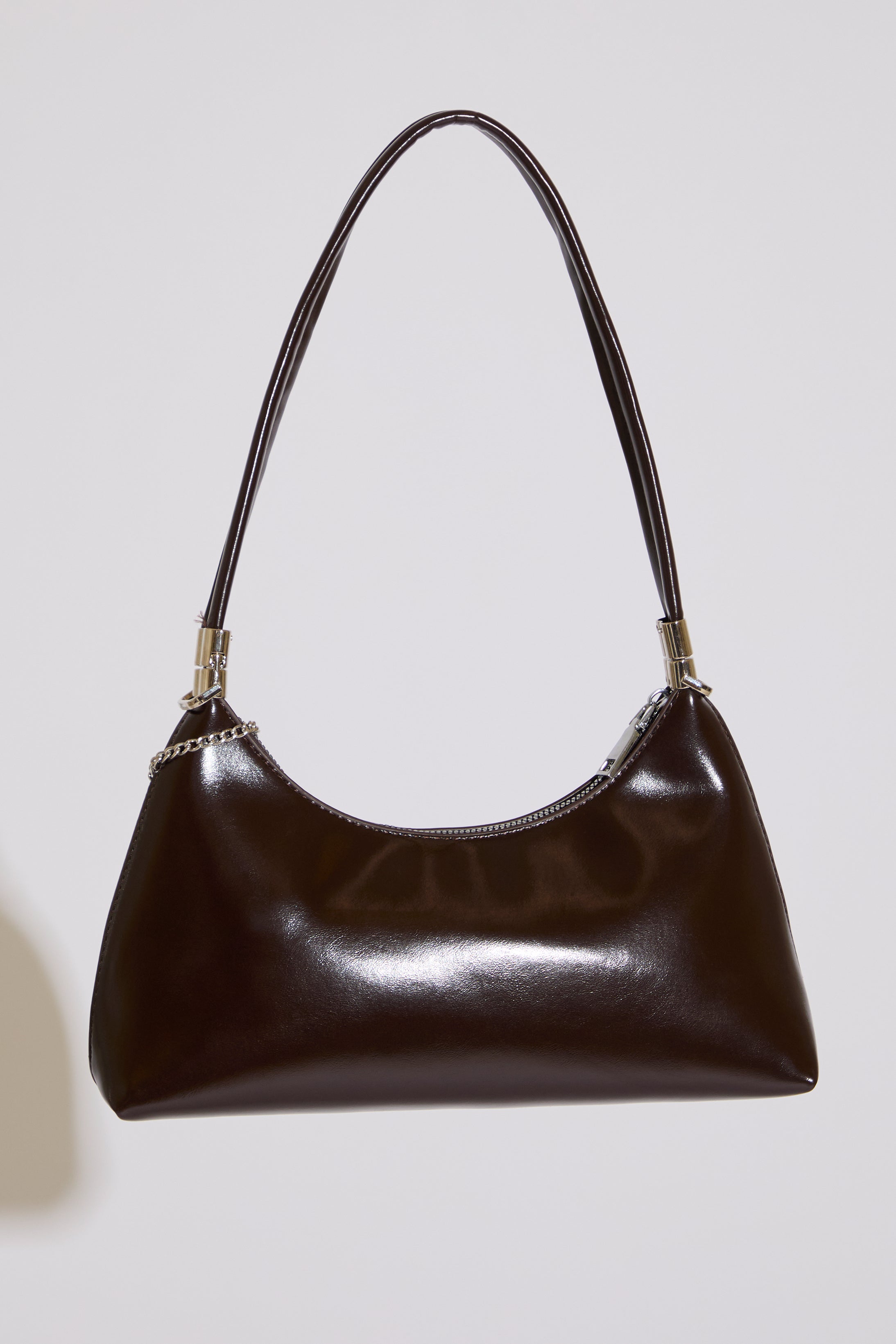 VEGAN LEATHER HOBO STYLE SHOULDER BAG
