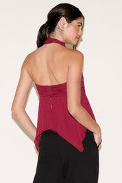 STRAPLESS TUBE TOP WITH SKINNY SCARF
