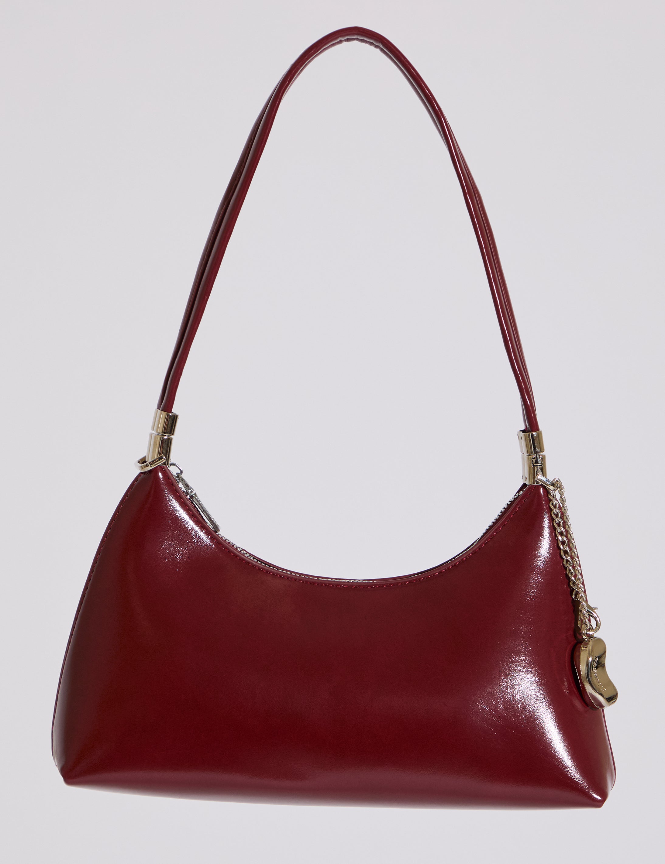 VEGAN LEATHER HOBO STYLE SHOULDER BAG