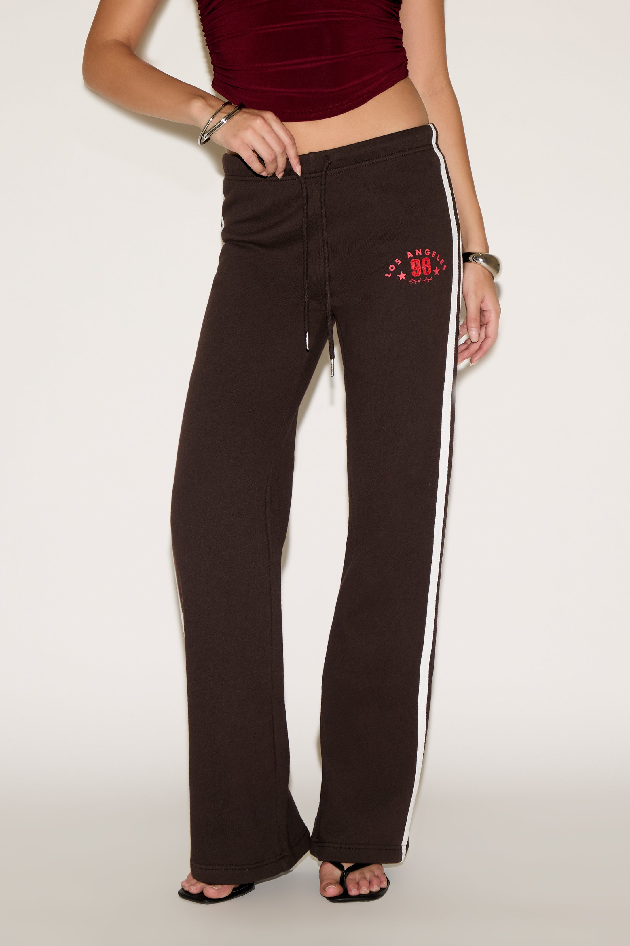 SIDE STRIPES LOS ANGELES DRAWSTRING WAIST PANT