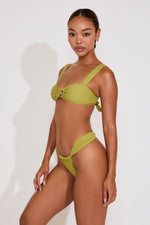 STAR DETAIL THICK STRAPS THONG BIKINI SET