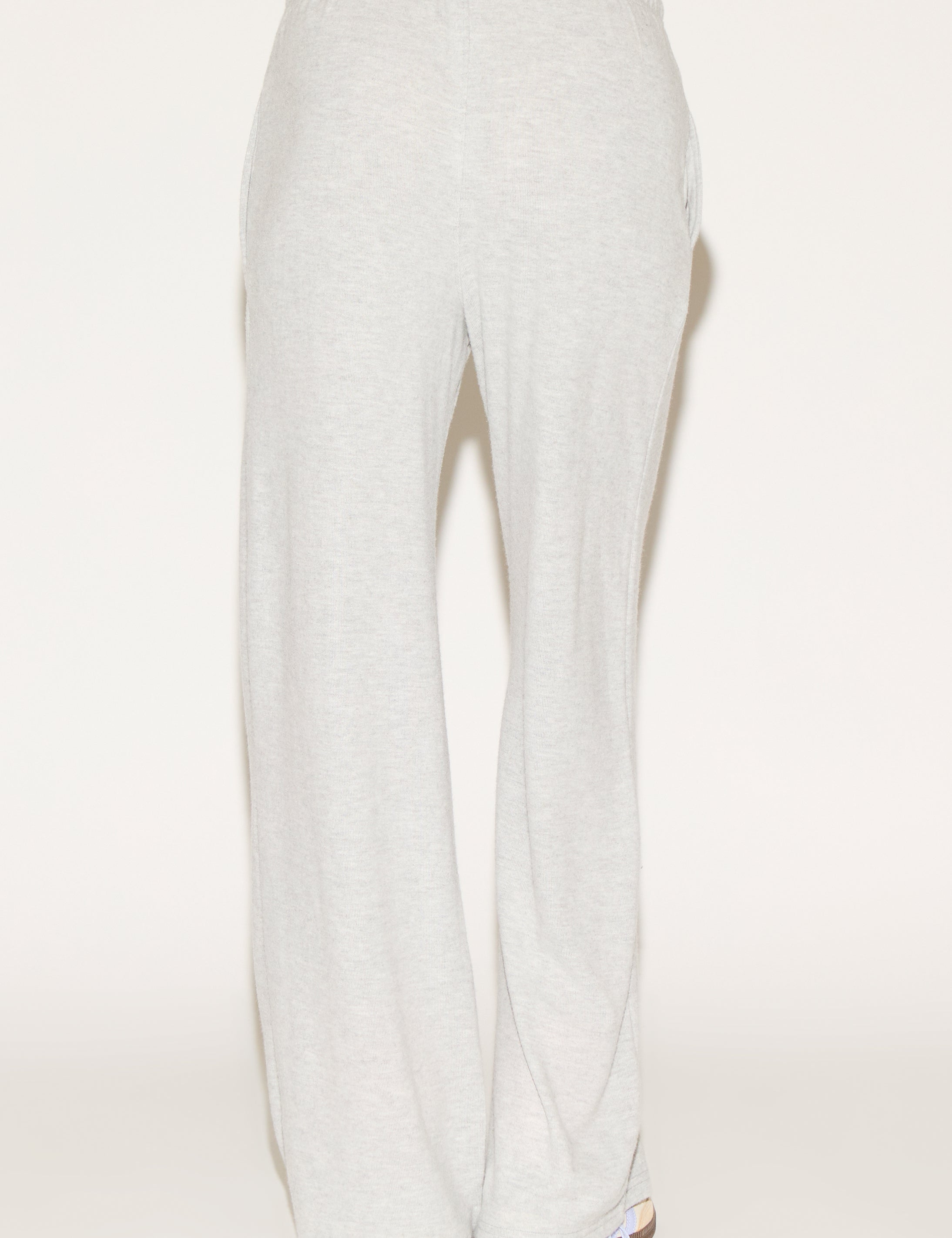 girl wearing grey pants