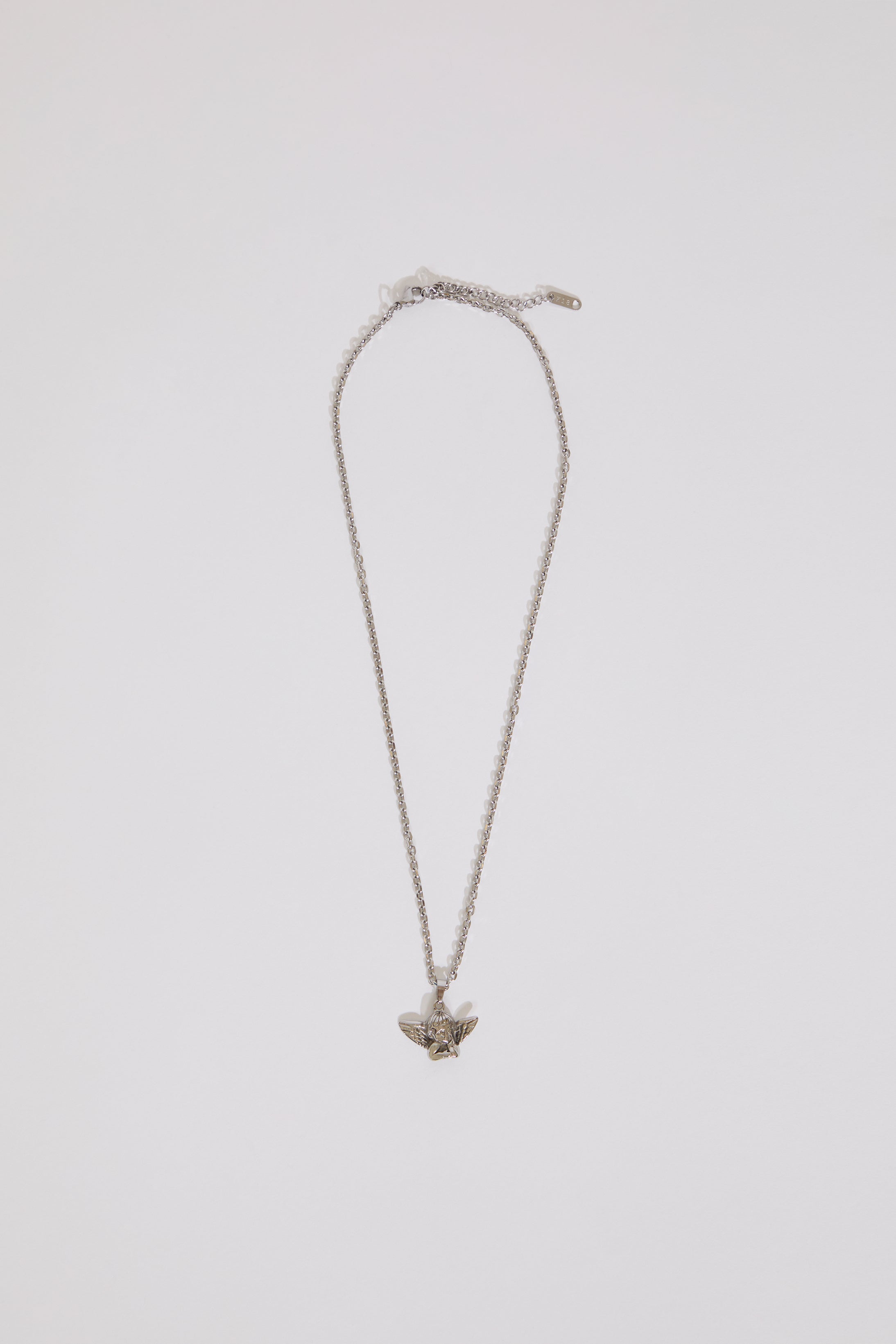 Lavish Cz Swan Pendant Box Chain Necklace