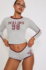 MALIBU 98 PRINT MINI SHORTS