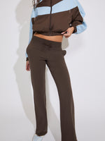 WIDE LEG SWEATPANT WITH DRAWSTRING WAIST