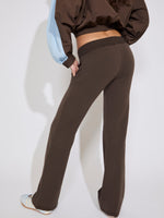 WIDE LEG SWEATPANT WITH DRAWSTRING WAIST
