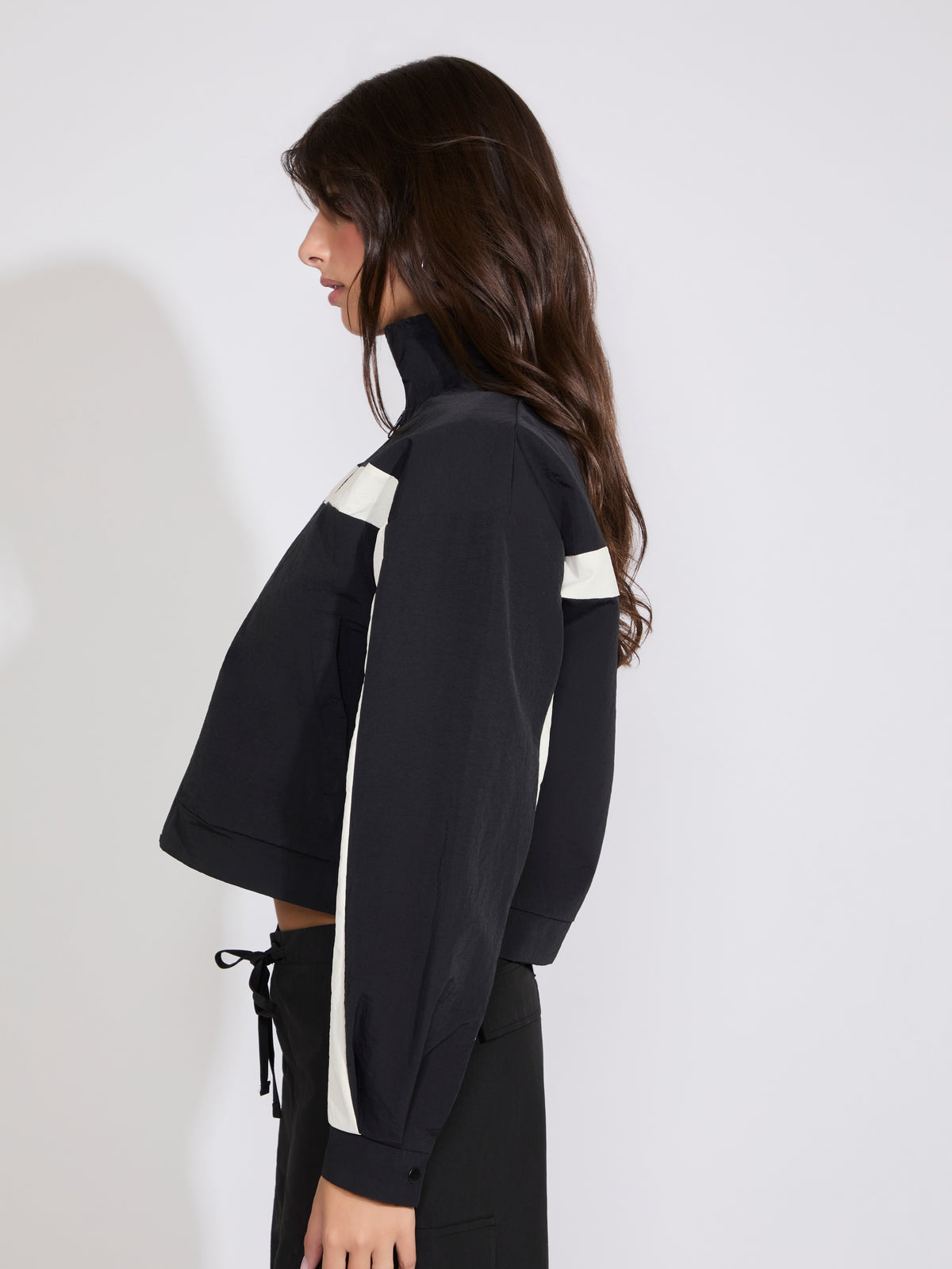 SPORT CONTRAST ZIP UP JACKET