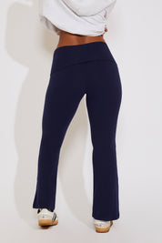 FOLD OVER WAIST LOOSE FIT YOGA PANT