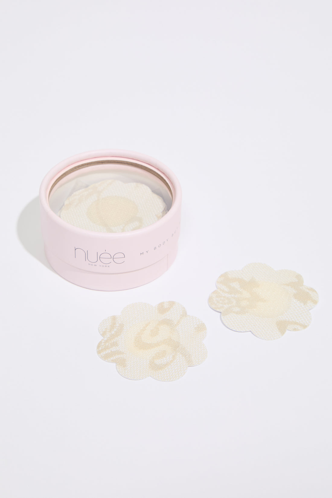 LACE NIPPLE PATCHES on a white background. 