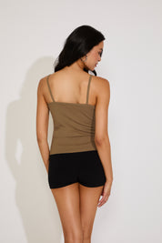SIMPLE SLEEVELESS SLIM FIT CAMI TOP