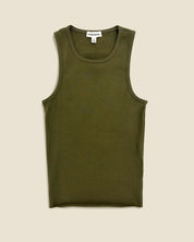 SMOOTH ROUND NECK LONG TANK TOP