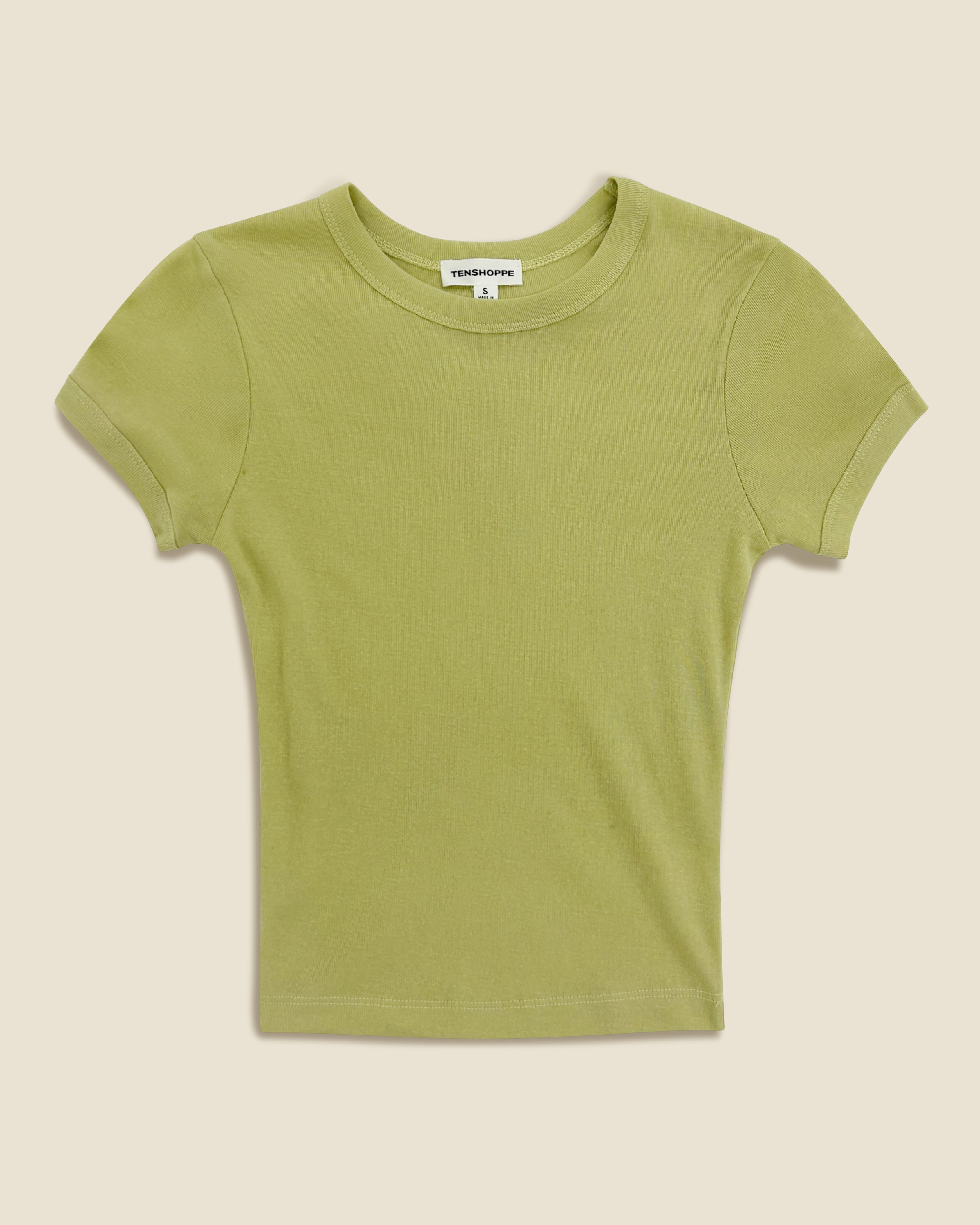 SHORT SLEEVE CREW NECK SIMPLE T-SHIRT