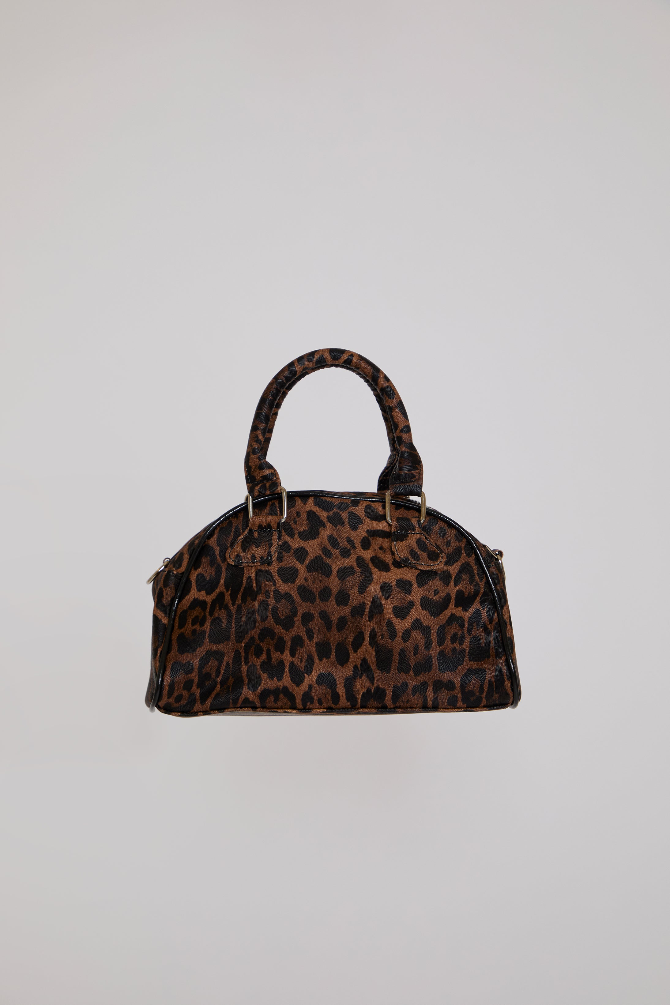 96 THEME LEOPARD PRINT BAG WITH CONTRAST DETAILS