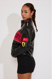 ELASTIC WAIST & CUFF FERRARI RACING JACKET