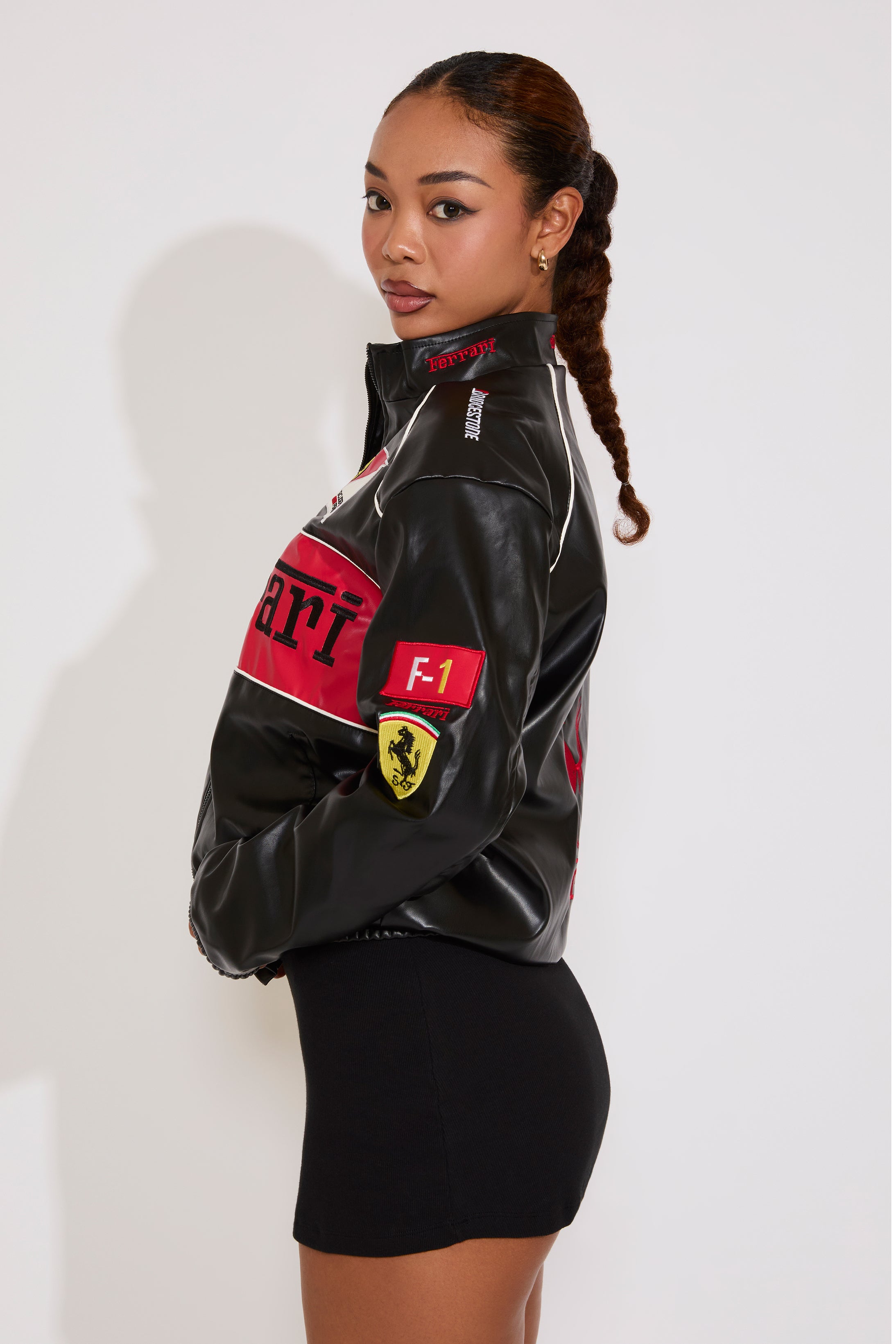 ELASTIC WAIST & CUFF FERRARI RACING JACKET