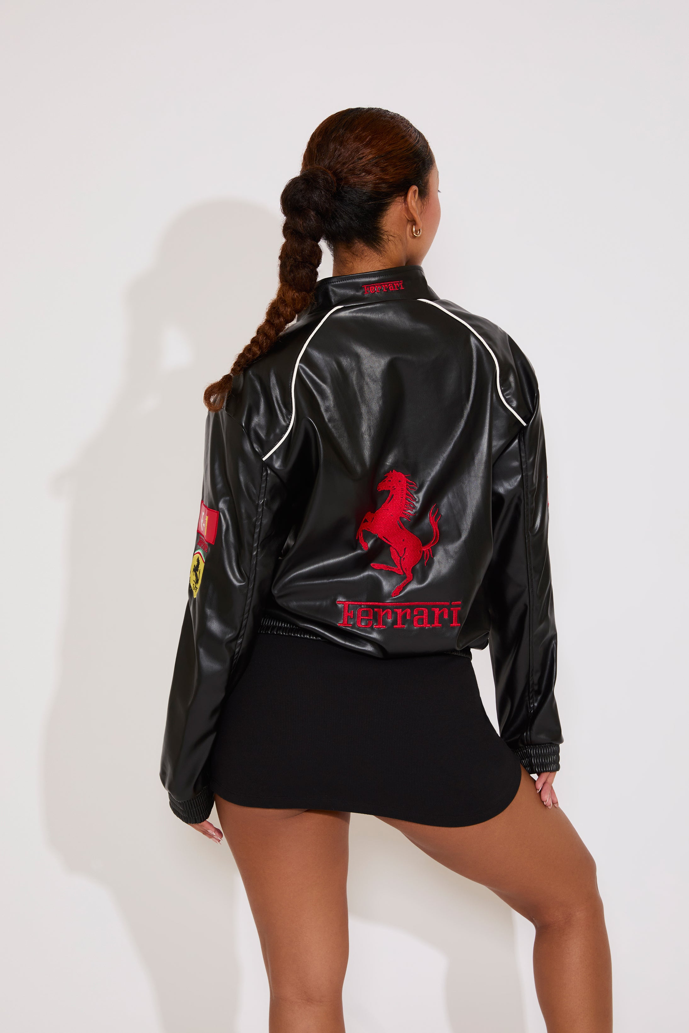 ELASTIC WAIST & CUFF FERRARI RACING JACKET