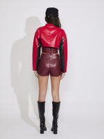 CROPPED RACING LOGO JACKET