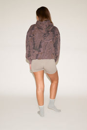 REAL CAMO PRINT PULLOVER HOODIE WITH POCKET