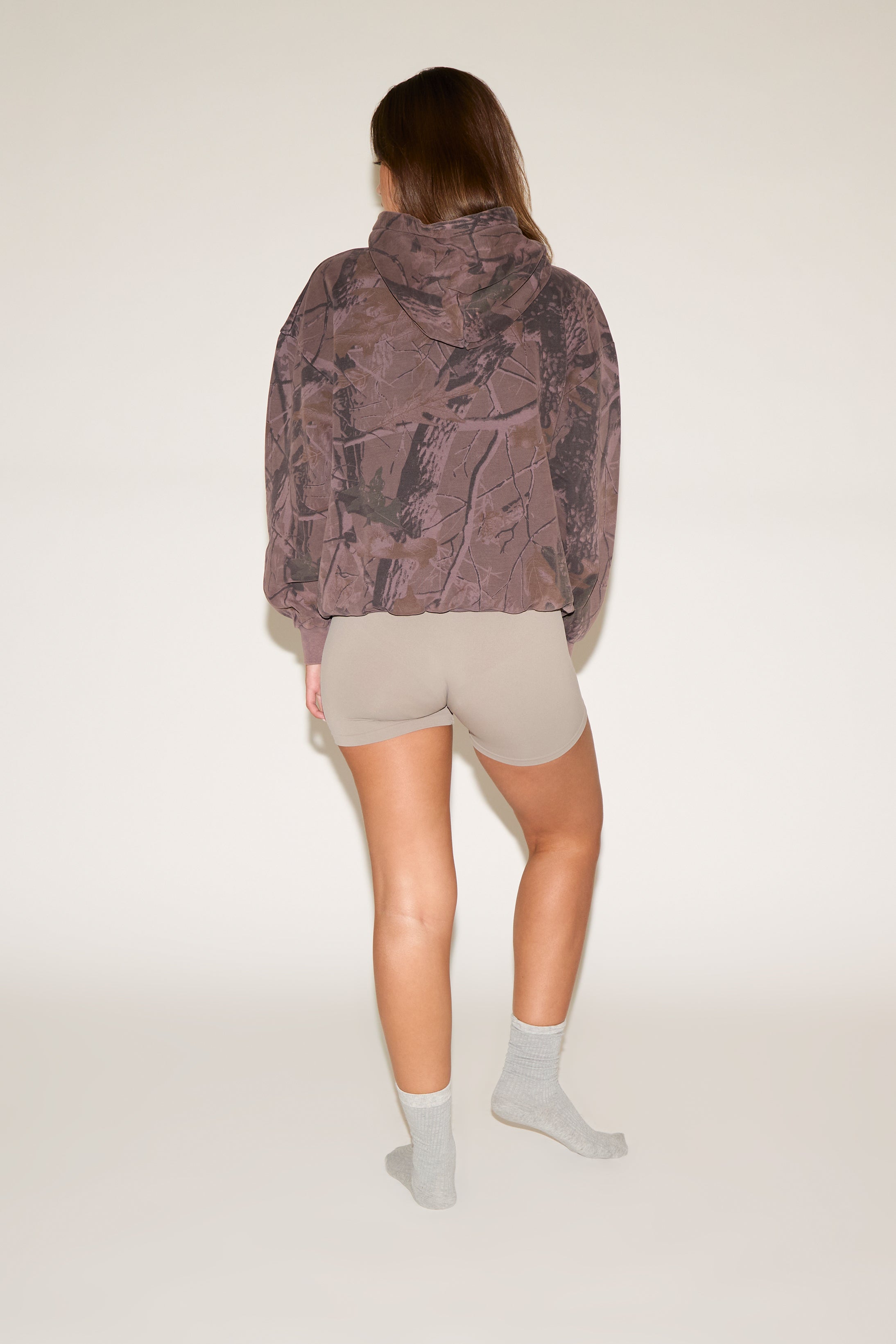 REAL CAMO PRINT PULLOVER HOODIE WITH POCKET