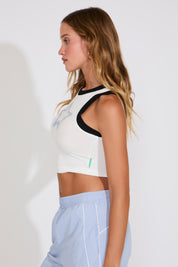 CONTRAST TRIM STAR DTL TANK TOP