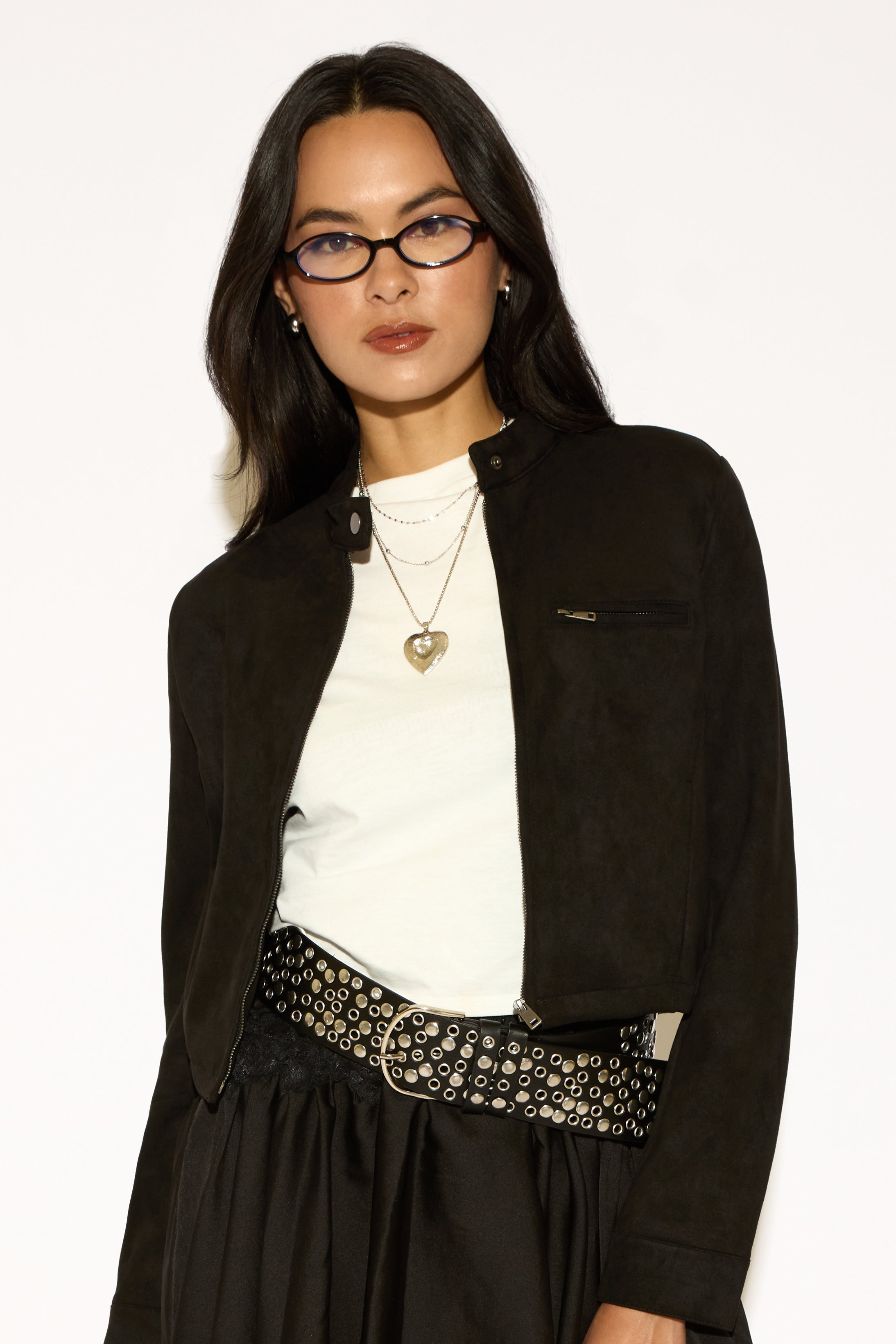 SUEDE MOTO JACKET