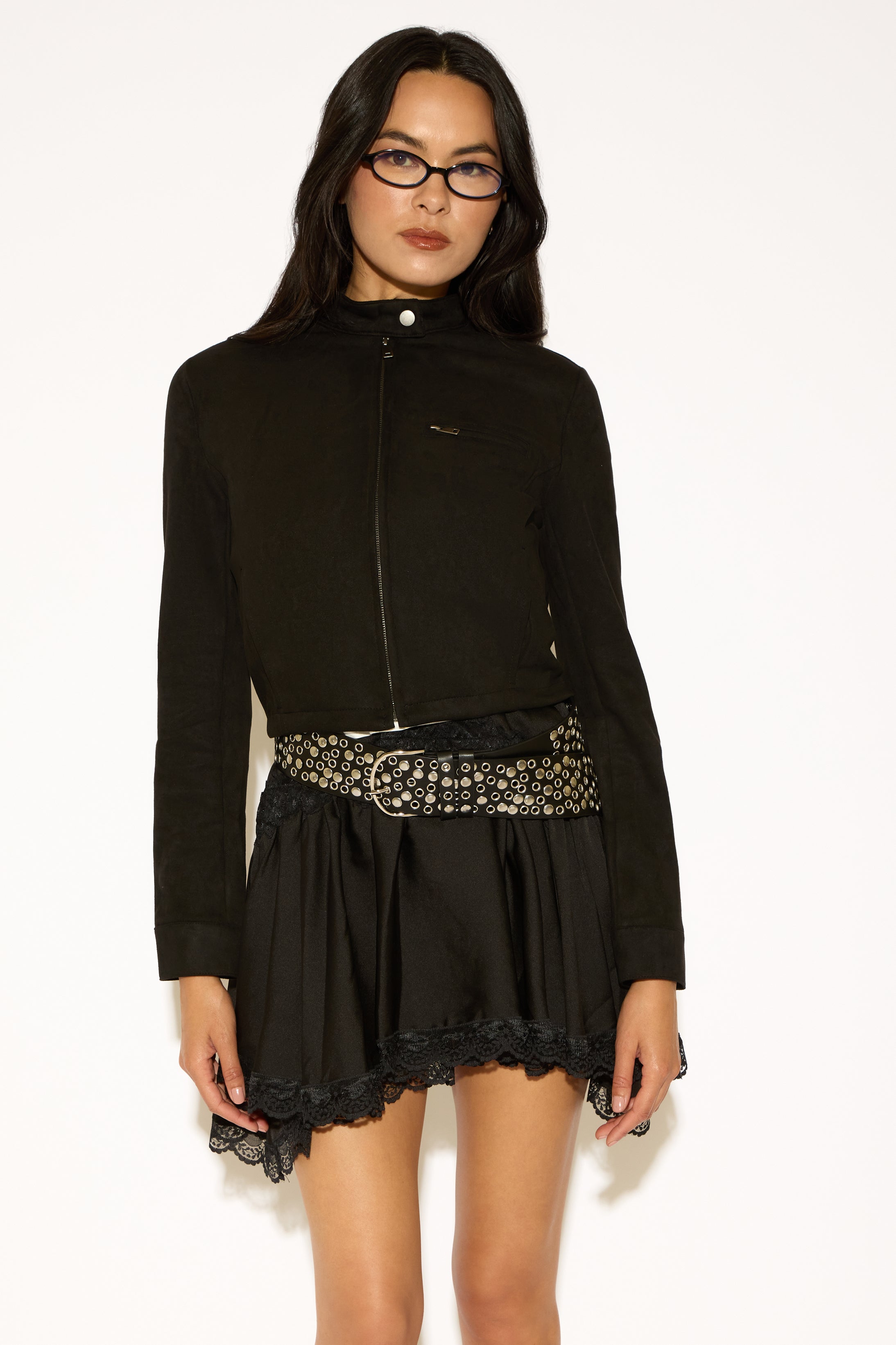 SUEDE MOTO JACKET
