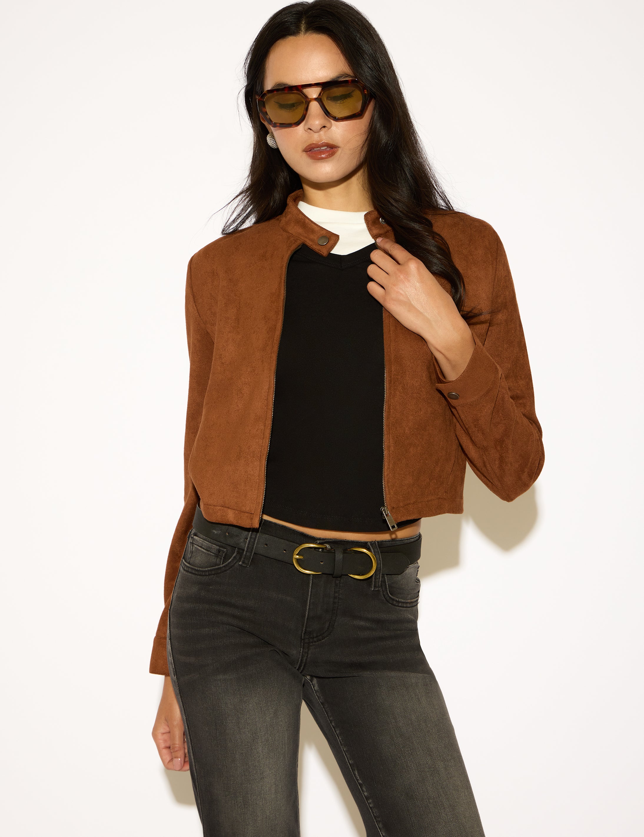 SUEDE MOTO JACKET