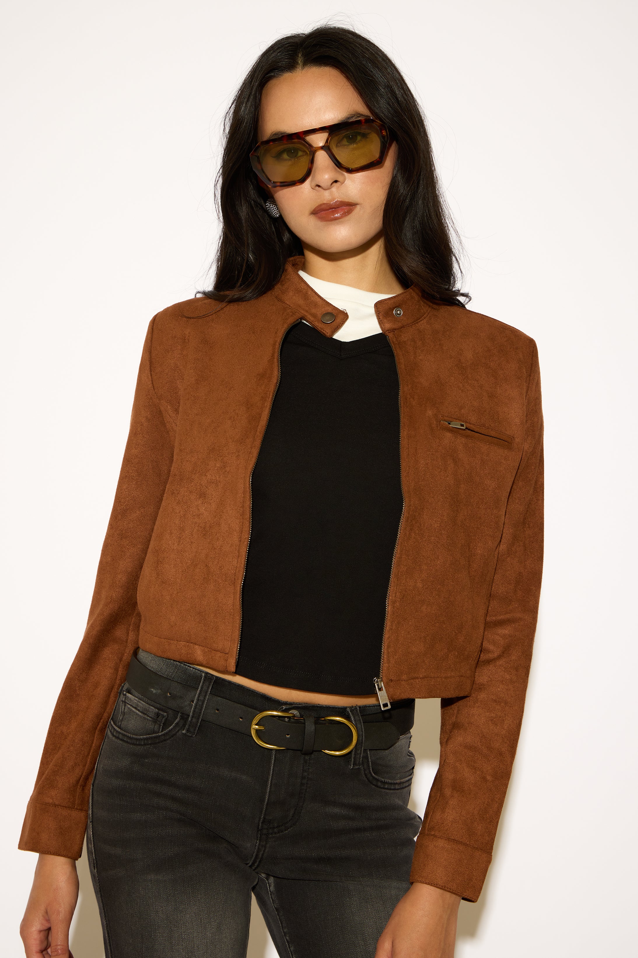 SUEDE MOTO JACKET