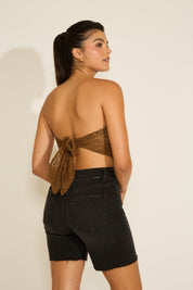 LACE SCARF TOP