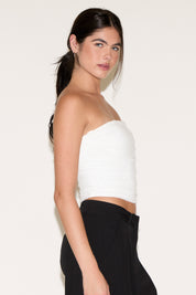 BEADED POWER MESH TUBE TOP