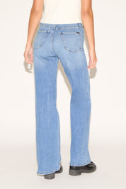 TUMMY CONTROL HIGH RISE SLIM PALAZZO DENIM PANT