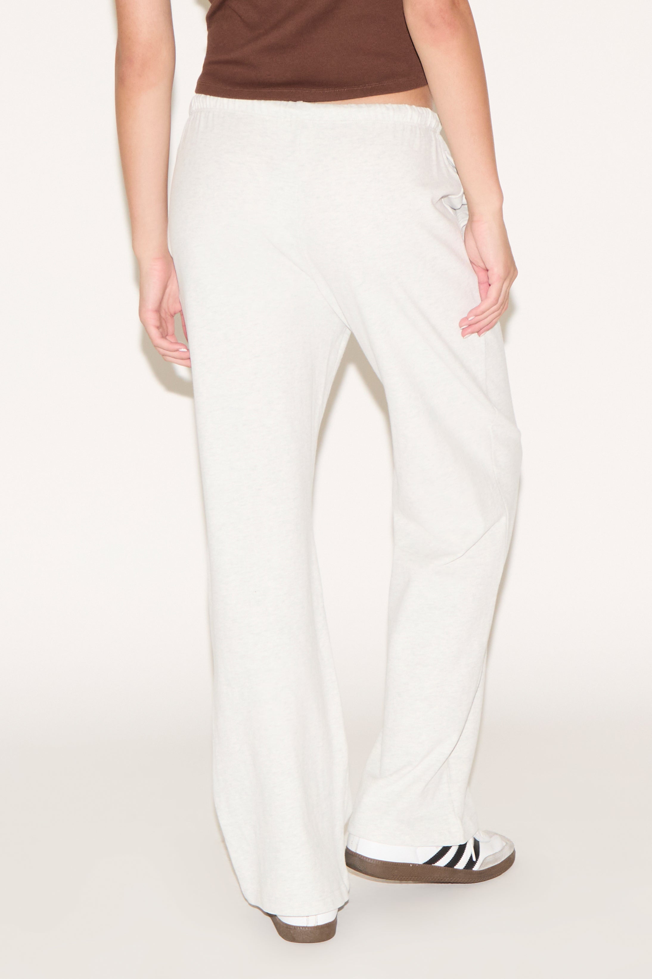 DRAWSTRING WAIST LOOSE FIT STRAIGHT LEG PANT