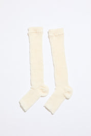 TOELESS RIB KNIT SLOUCHY TALL SOCK